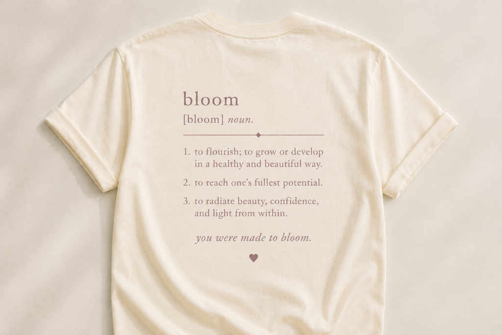 Bloom Tee - Minimal Graphic T-Shirt | Soft Cotton Everyday Shirt