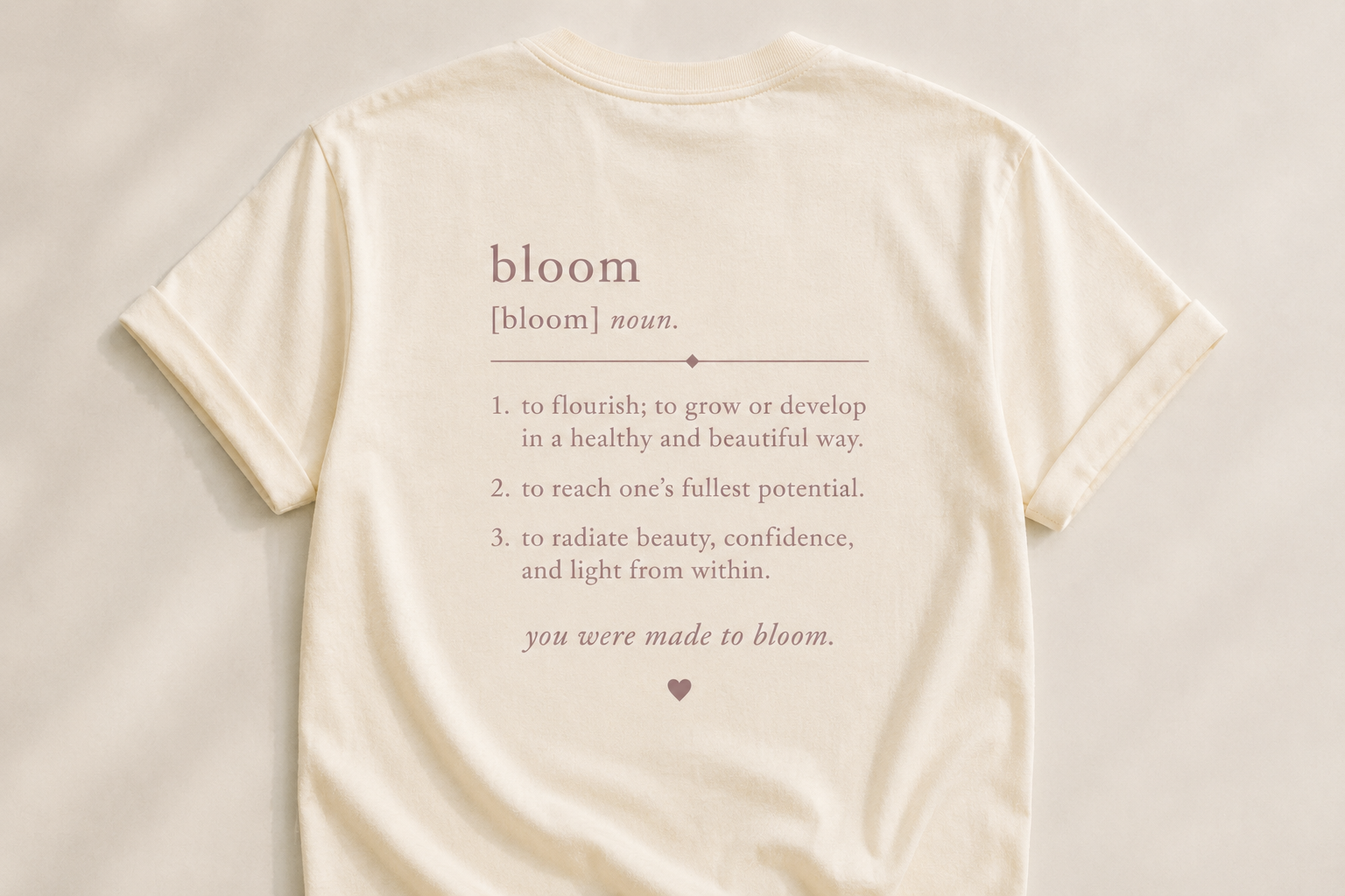 Bloom Tee - Minimal Graphic T-Shirt | Soft Cotton Everyday Shirt