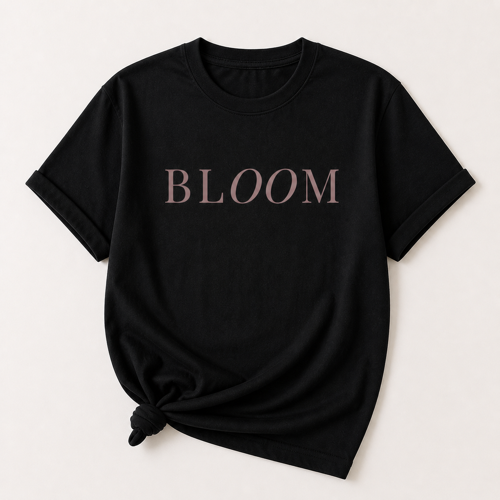 Bloom Tee - Minimal Graphic T-Shirt | Soft Cotton Everyday Shirt