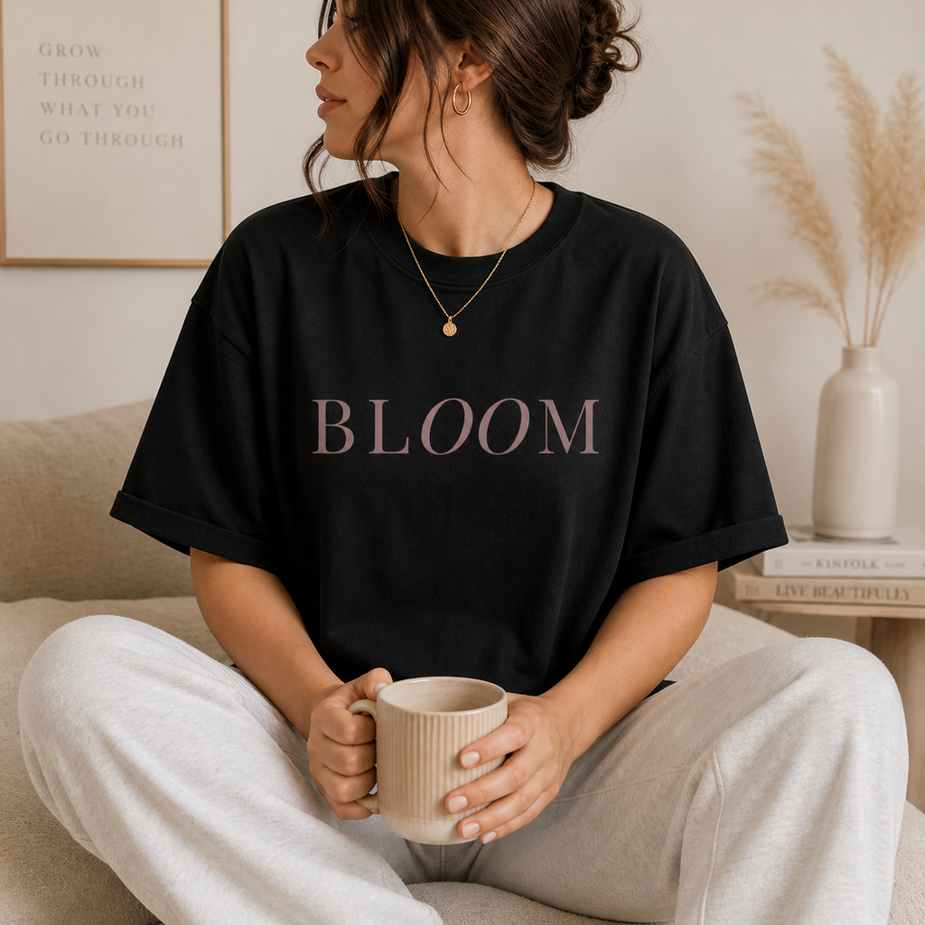 Bloom Tee - Minimal Graphic T-Shirt | Soft Cotton Everyday Shirt