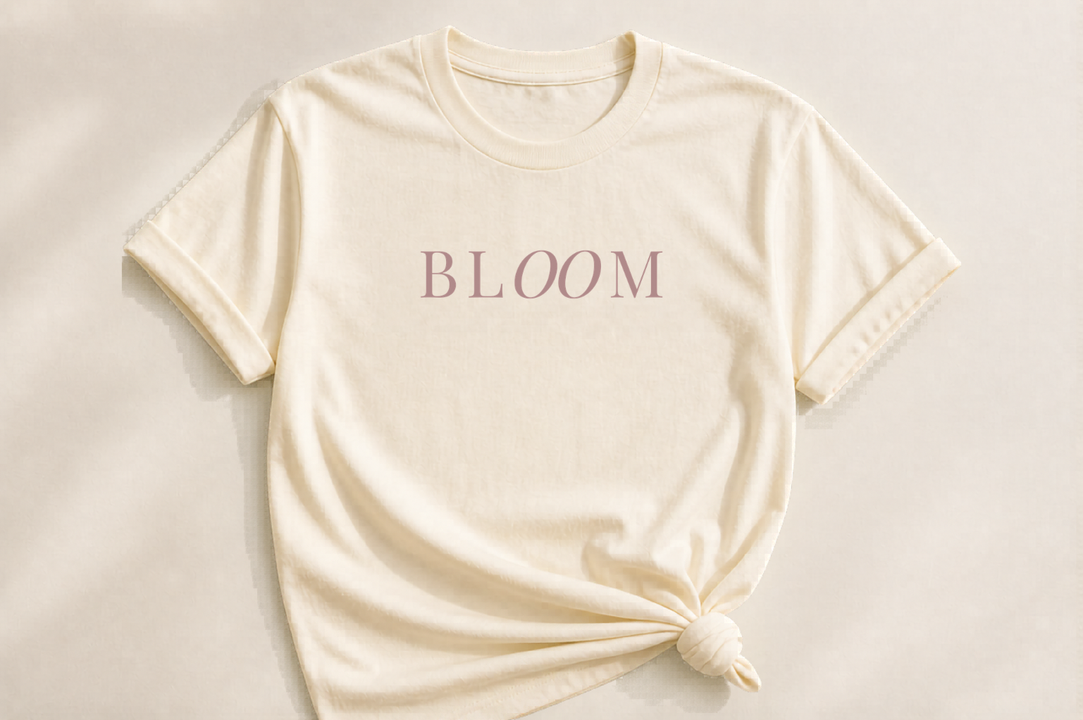 Bloom Tee - Minimal Graphic T-Shirt | Soft Cotton Everyday Shirt