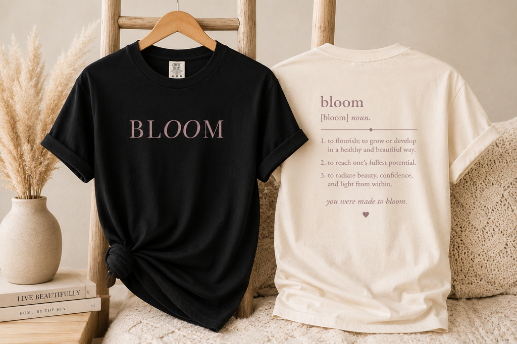 Bloom Tee - Minimal Graphic T-Shirt | Soft Cotton Everyday Shirt