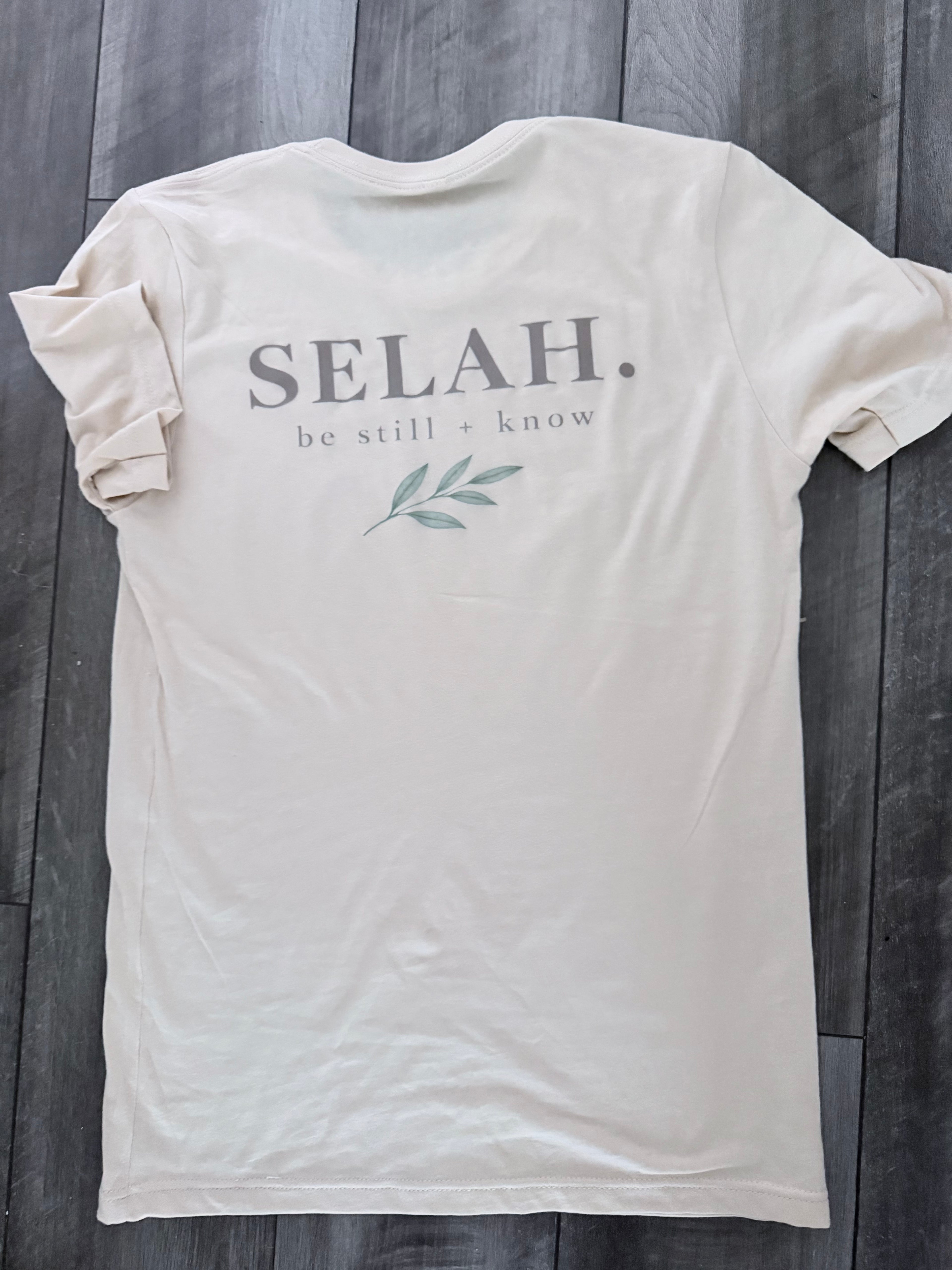 Selah Tee | Pause. Breathe. Abide.