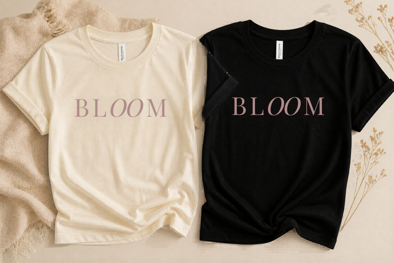 Bloom Tee - Minimal Graphic T-Shirt | Soft Cotton Everyday Shirt