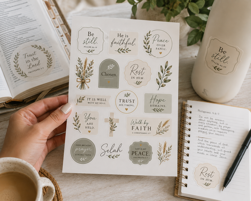 The Selah Collection™ | Faith Affirmation Sticker Sheet