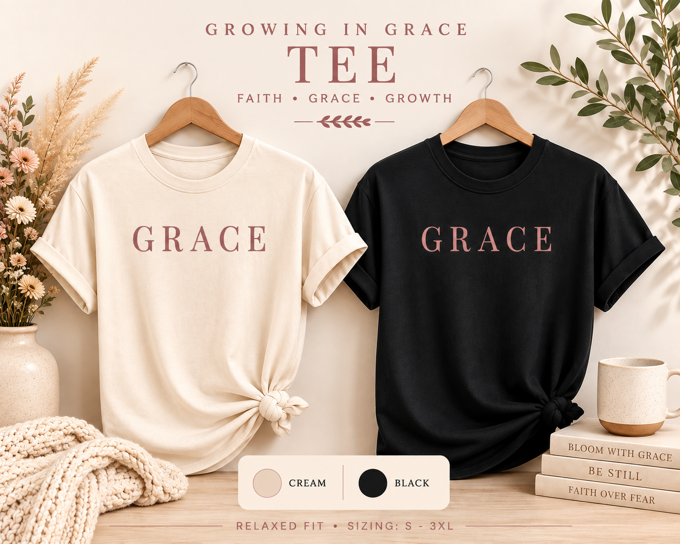 Grace Tee | Bloom With Grace Collection