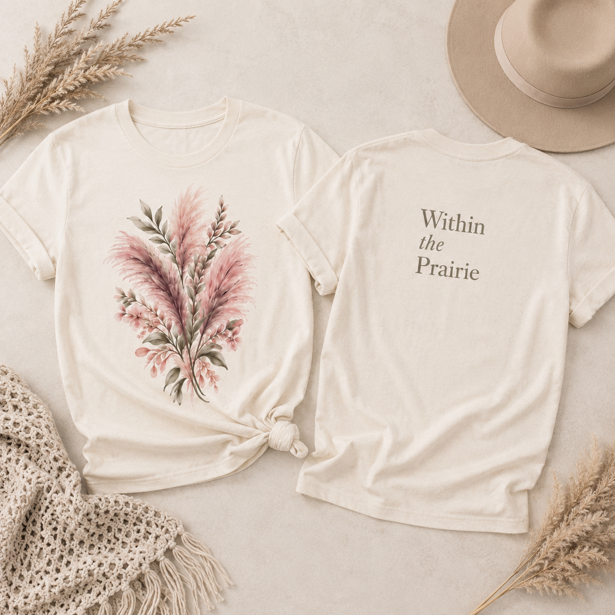 Blush Prairie Tee | Within the Prairie Floral Tee