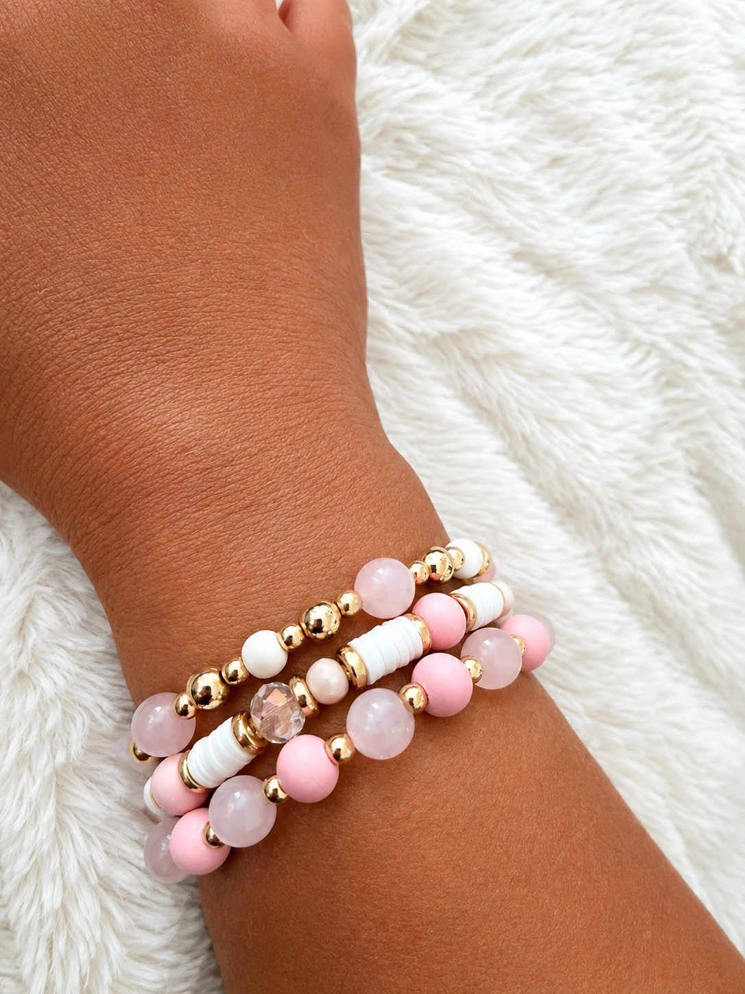 Prairie Blush Bracelet Stack