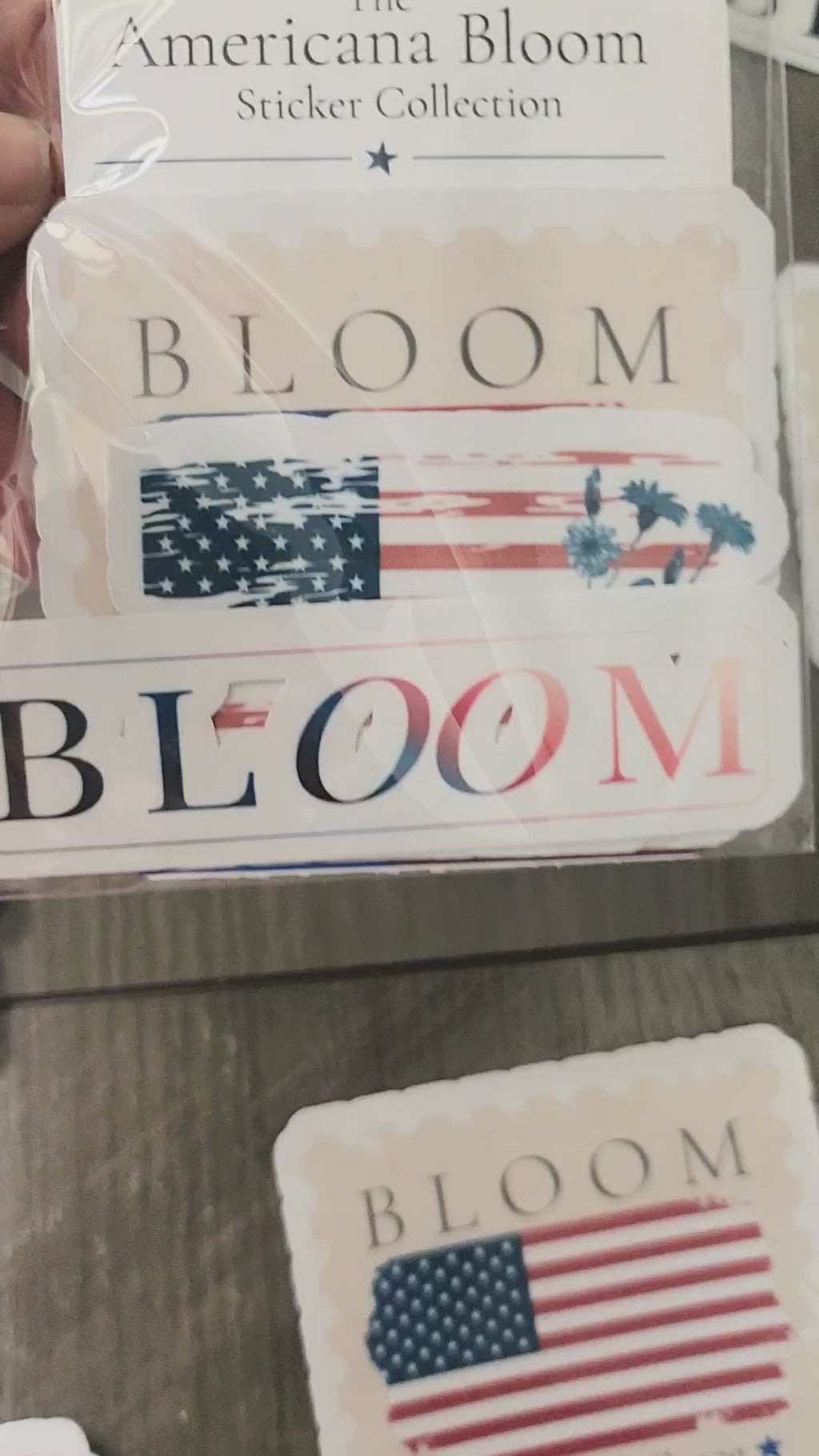 Americana Bloom Sticker Collection