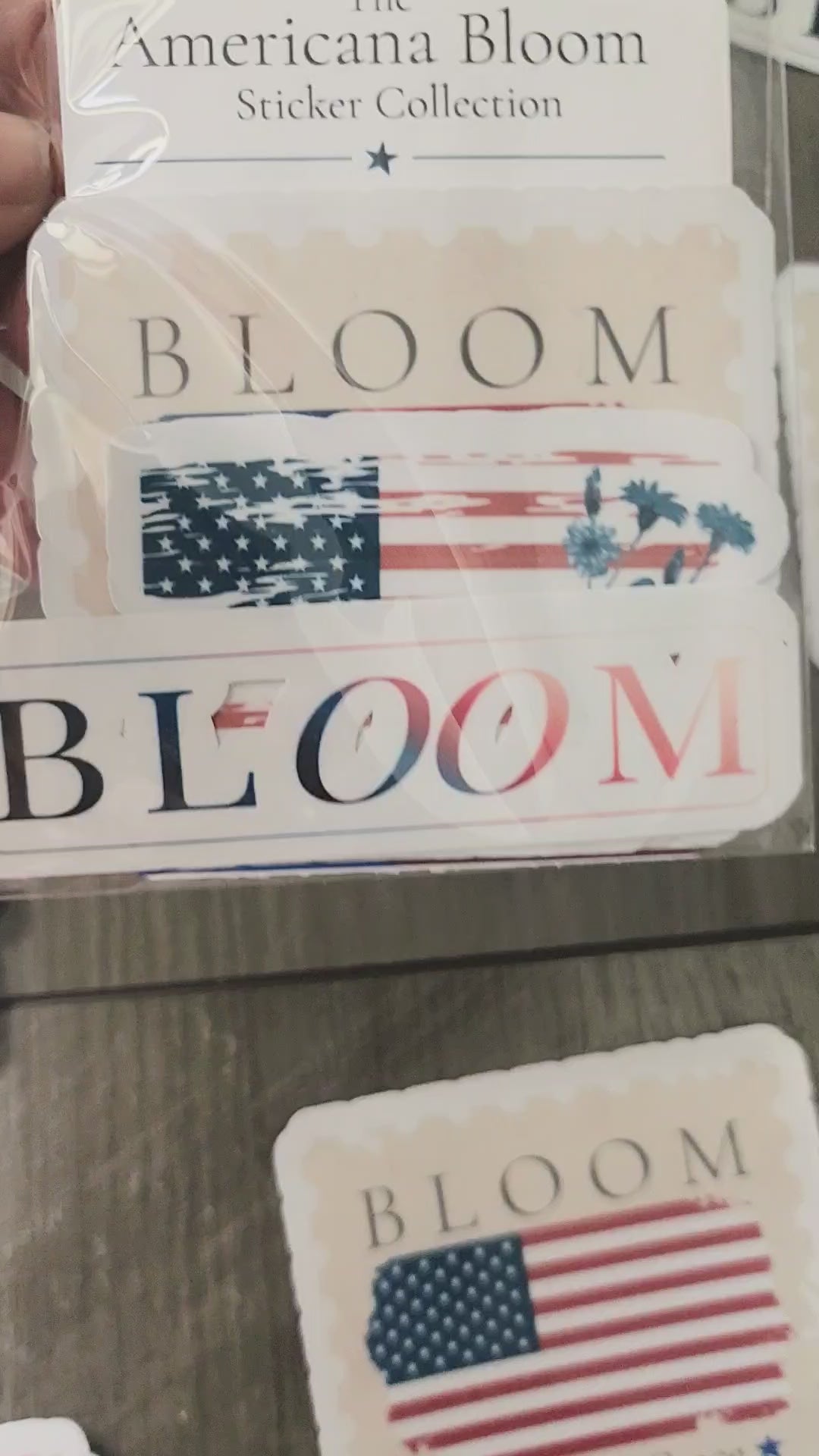 Americana Bloom Sticker Collection
