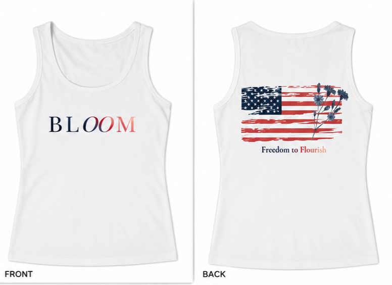 Americana Bloom Tank