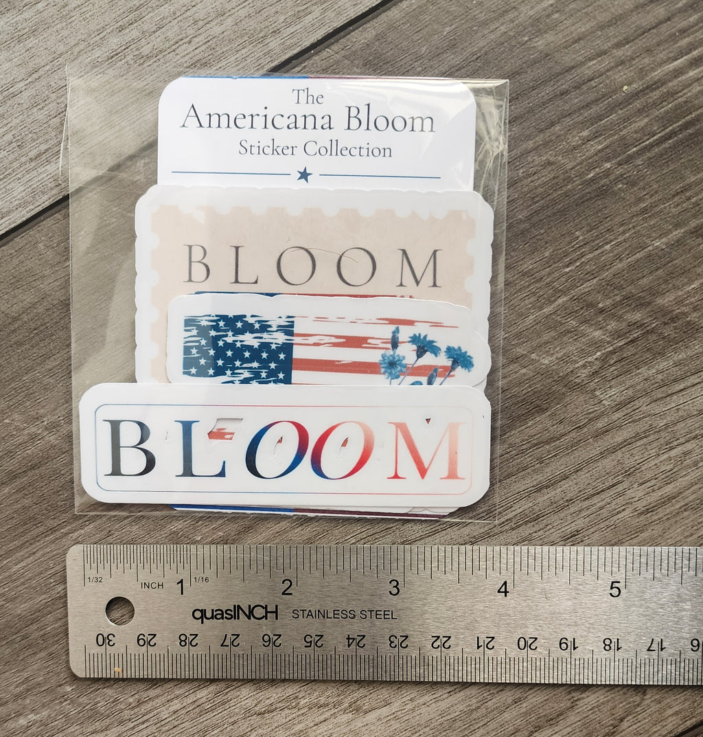 Americana Bloom Sticker Collection