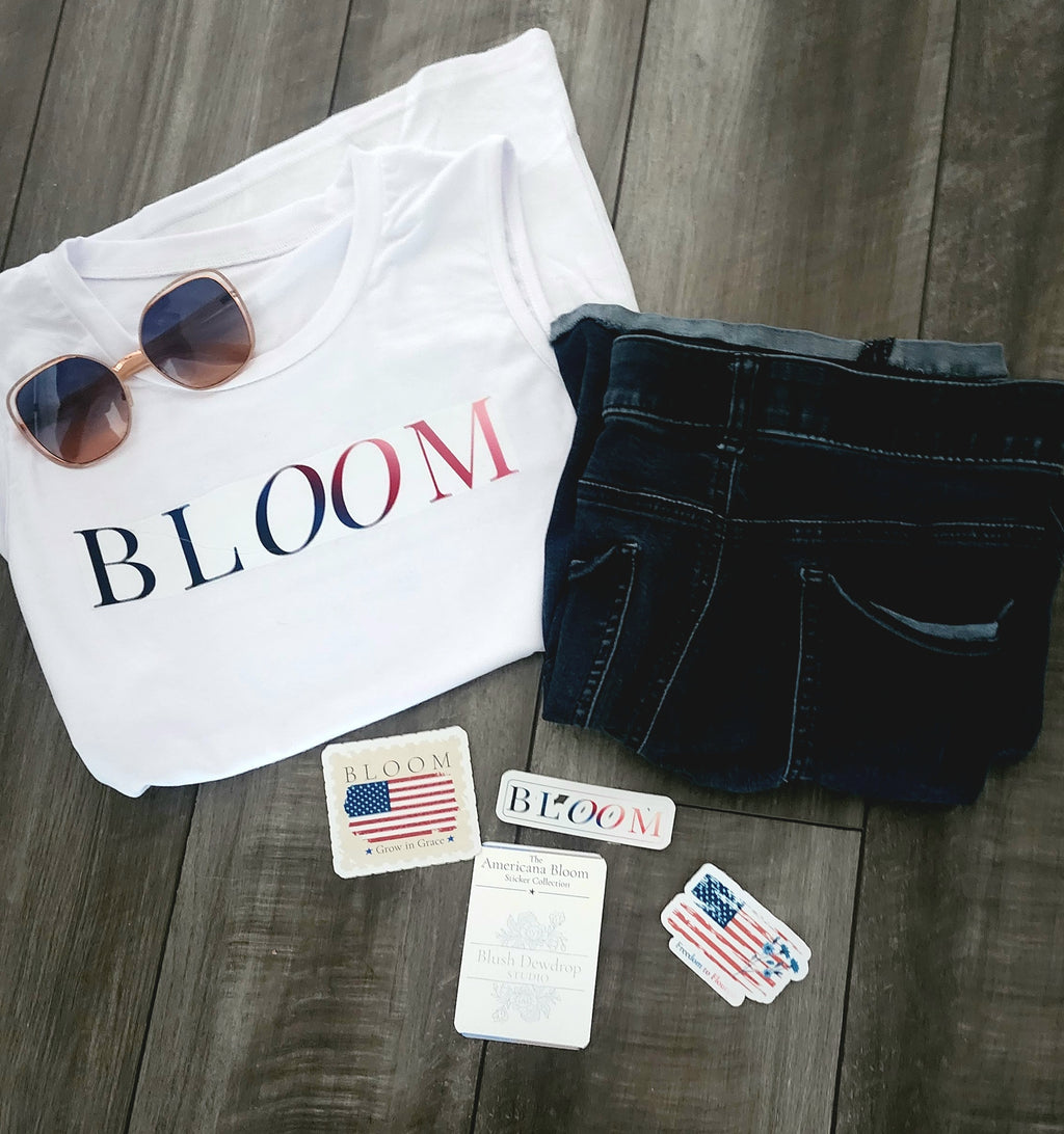 Americana Bloom Limited Drop Tank + Sticker Bundle | Summer Exclusive 🇺🇸🌸